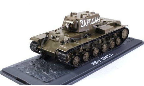 КВ-1, масштабные модели бронетехники, Автолегенды СССР журнал от DeAgostini, scale43
