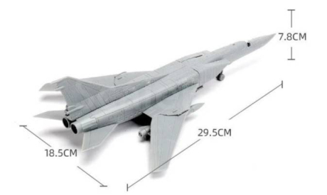 Ту-22М3 Backfire, 1/144, сборные модели авиации, scale144, 4D Puzzle Model, Туполев