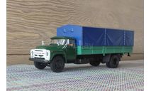 ЗИЛ-130ГУ с тентом, ранняя облицовка, кабина оливковая/зеленый кузов, масштабная модель, Конверсии мастеров-одиночек, scale43