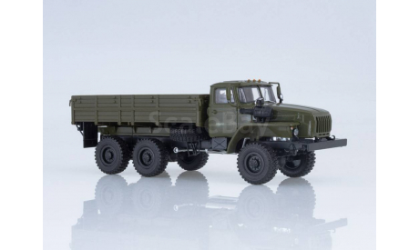 УРАЛ-43202-31 длинный нос (двигатель ЯМЗ-238 ), хаки, масштабная модель, НАШИ ГРУЗОВИКИ, scale43