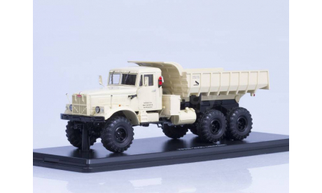 SSM в боксе КрАЗ-255Б самосвал 6х6, (бежевый), масштабная модель, ЗИЛ, Start Scale Models (SSM), scale43