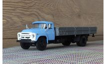 ЗИЛ-130ГУ ранняя облицовка, кабина голубая/серый кузов, масштабная модель, Конверсии мастеров-одиночек, scale43
