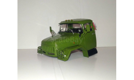 Кабина в сборе ЗиЛ - 131, 1/43 зелёная, запчасти для масштабных моделей, DeAgostini, scale43