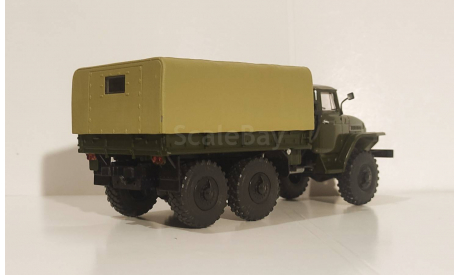 УРАЛ-375Д, хаки, поздний тент. Правильная кабина, масштабная модель, Конверсии мастеров-одиночек, scale43