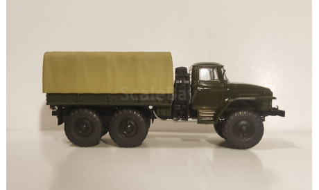 УРАЛ-375Д, хаки, поздний тент. Правильная кабина, масштабная модель, Конверсии мастеров-одиночек, scale43