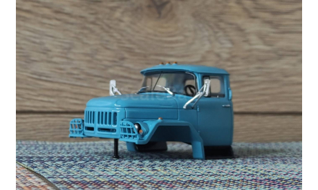 Кабина в сборе ЗиЛ - 131, Амур, 1/43 голубая, запчасти для масштабных моделей, Наши грузовики, scale43