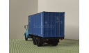 ЗиЛ - 133г40 контейнеровоз, голубая кабина/синий контейнер, масштабная модель, Конверсии мастеров-одиночек, scale43