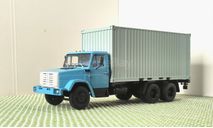 ЗиЛ - 133г40 контейнеровоз, голубая кабина/серо-голубой контейнер, масштабная модель, Конверсии мастеров-одиночек, scale43