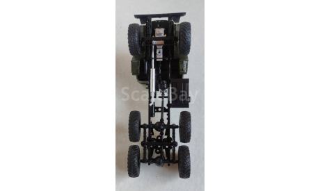 !!! УЦЕНКА Шасси УРАЛ-377 кабина хаки, масштабная модель, Автоистория (АИСТ), scale43