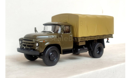 ЗИЛ-130 хаки с тентом, ранняя облицовка. Тент светлый хаки, масштабная модель, Конверсии мастеров-одиночек, scale43