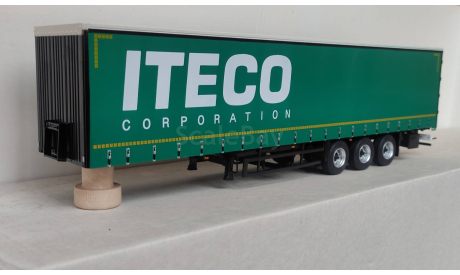 Полуприцеп НЕФАЗ-93341 ITECO, масштабная модель, ПАО КАМАЗ, scale43