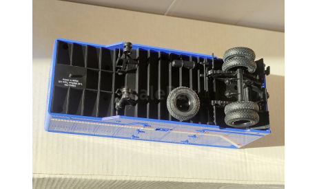 полуприцеп ОДАЗ-794 синий Почта России, масштабная модель, Автоистория (АИСТ), scale43