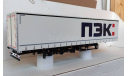 !!! УЦЕНКА Полуприцеп НЕФАЗ-93341 белый ПЭК, масштабная модель, ПАО КАМАЗ, scale43