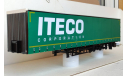 Полуприцеп НЕФАЗ-93341 ITECO БЕЗ КОЛЕС, масштабная модель, ПАО КАМАЗ, scale43