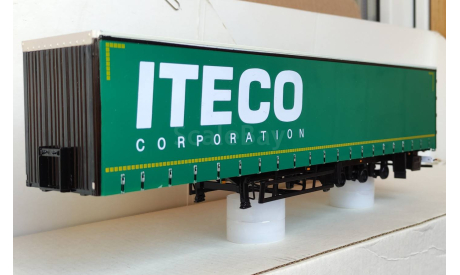 Полуприцеп НЕФАЗ-93341 ITECO БЕЗ КОЛЕС, масштабная модель, ПАО КАМАЗ, scale43
