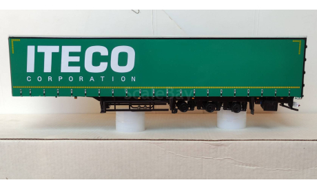 Полуприцеп НЕФАЗ-93341 ITECO БЕЗ КОЛЕС, масштабная модель, ПАО КАМАЗ, scale43