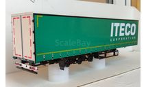 Полуприцеп НЕФАЗ-93341 ITECO БЕЗ КОЛЕС, масштабная модель, ПАО КАМАЗ, scale43