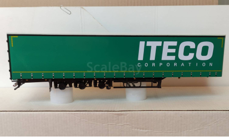 Полуприцеп НЕФАЗ-93341 ITECO БЕЗ КОЛЕС, масштабная модель, ПАО КАМАЗ, scale43