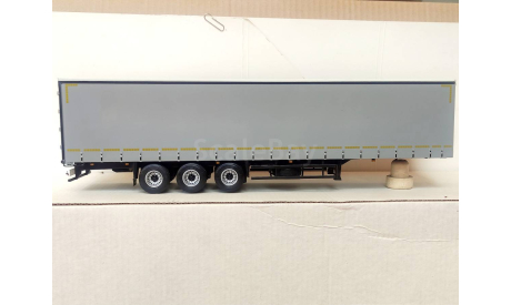 Полуприцеп НЕФАЗ-93341 серый, вариант #2, масштабная модель, ПАО КАМАЗ, scale43