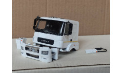 Kабина+бампер+бpызговики КамAЗ 5490/65207/65206 низкaя крыша, бeлая