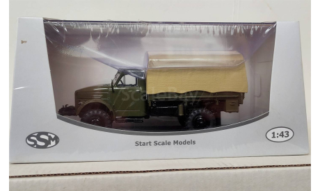 SSM в боксе Горький 63А, хаки, с тентом, масштабная модель, Start Scale Models (SSM), scale43, ГАЗ