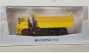 SSM в боксе КамАЗ 6522 рестайлинг, желтый, масштабная модель, Start Scale Models (SSM), scale43