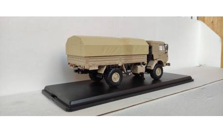 SSM в боксе КАМАЗ-43502 4х4 Мустанг, песочный, масштабная модель, Start Scale Models (SSM), scale43