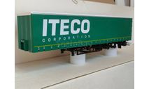 !!! УЦЕНКА Полуприцеп НЕФАЗ-93341 ITECO БЕЗ КОЛЕС, масштабная модель, ПАО КАМАЗ, scale43