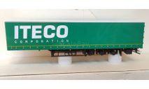 Полуприцеп НЕФАЗ-93341 ITECO БЕЗ КОЛЕС, масштабная модель, ПАО КАМАЗ, scale43