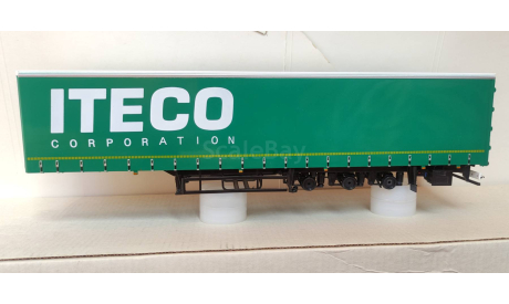 Полуприцеп НЕФАЗ-93341 ITECO БЕЗ КОЛЕС, масштабная модель, ПАО КАМАЗ, scale43