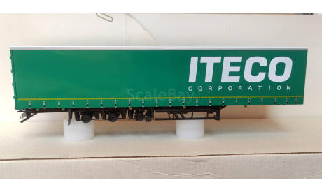 !!! УЦЕНКА Полуприцеп НЕФАЗ-93341 ITECO БЕЗ КОЛЕС, масштабная модель, ПАО КАМАЗ, scale43