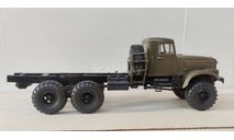 !!! УЦЕНКА Шасси с кабиной КрАЗ-255Б, 1/43, хаки, масштабная модель, Автоистория (АИСТ), scale43