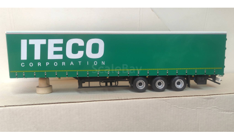 Полуприцеп НЕФАЗ-93341 ITECO, масштабная модель, ПАО КАМАЗ, scale43