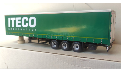 Полуприцеп НЕФАЗ-93341 ITECO, масштабная модель, ПАО КАМАЗ, scale43