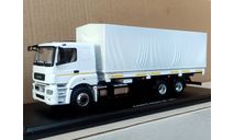 SSM в боксе Камаз 65207 с тентом, белый, масштабная модель, Start Scale Models (SSM), scale43