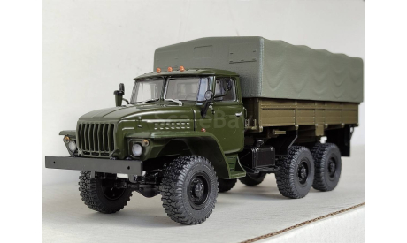 УРАЛ-43202 ранний с тентом, хаки, масштабная модель, Конверсии мастеров-одиночек, scale43