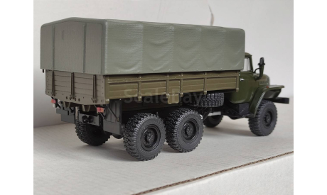 УРАЛ-43202 ранний с тентом, хаки, масштабная модель, Конверсии мастеров-одиночек, scale43