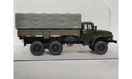 УРАЛ-43202 ранний с тентом, хаки, масштабная модель, Конверсии мастеров-одиночек, scale43