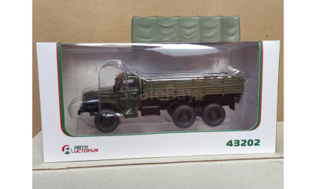 УРАЛ-43202 ранний с тентом, хаки, масштабная модель, Конверсии мастеров-одиночек, scale43