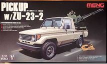 Pickup w/ZU-23-2, 1/35, Meng Model, сборная модель автомобиля, scale35, Toyota