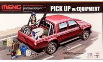 Pickup w/equipment, 1/35, Meng Model, сборная модель автомобиля, scale35, Toyota