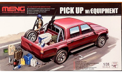 Pickup w/equipment, 1/35, Meng Model