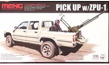 Pickup w/ZPU-1, 1/35, Meng Model, сборная модель автомобиля, scale35, Toyota