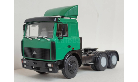 МАЗ-6422 поздний, зеленая кабина, масштабная модель, Автоистория (АИСТ), scale43