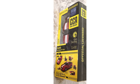 Ford Mustang GT 2018 красный, масштабная модель, scale43