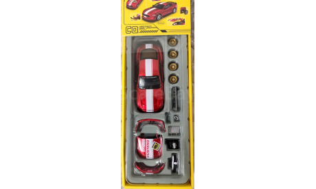 Ford Mustang GT 2018 красный, масштабная модель, scale43