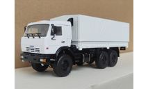 КамАЗ 43118 с тентом, белый, дорестайлинг, масштабная модель, Автоистория (АИСТ), scale43