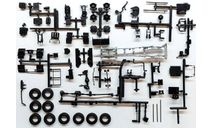 Кит шасси КАМАЗ-65225, набор для сборки, 1/43, масштабная модель, AVD Models, scale43