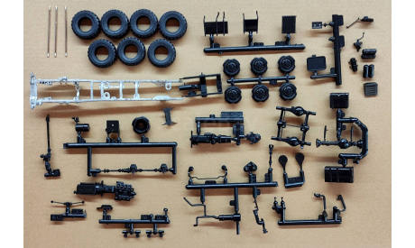 Кит шасси КАМАЗ 43118, масштабная модель, AVD Models, scale43