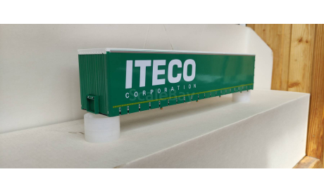 Тент НЕФАЗ-93341 ITECO, масштабная модель, ПАО КАМАЗ, scale43